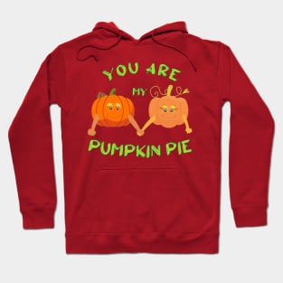 Cute Pumpkins Couple Pumpkin Pie Hoodie